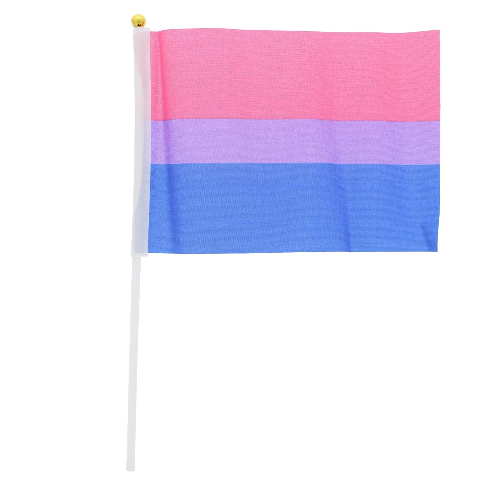 Zac's Alter Ego - Handheld Bisexual 30 x 16.5cm Flagge - Mehrfarben